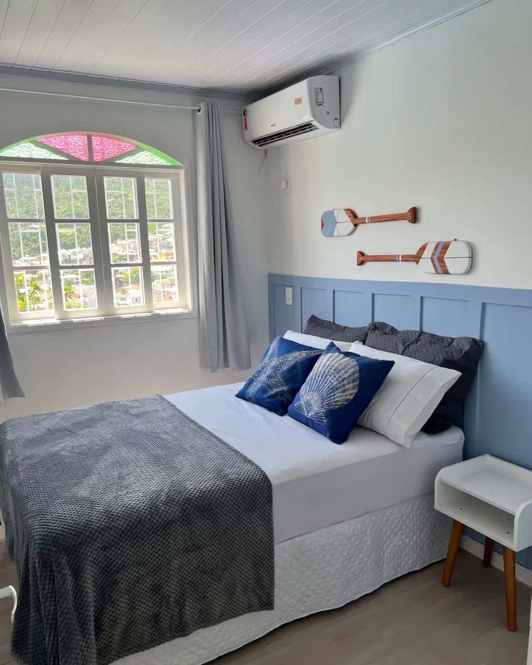 Bedroom at Casa G12 with natural light